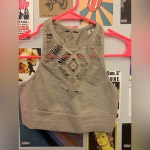 Aerie bra, Size M, cute cutouts, beige color